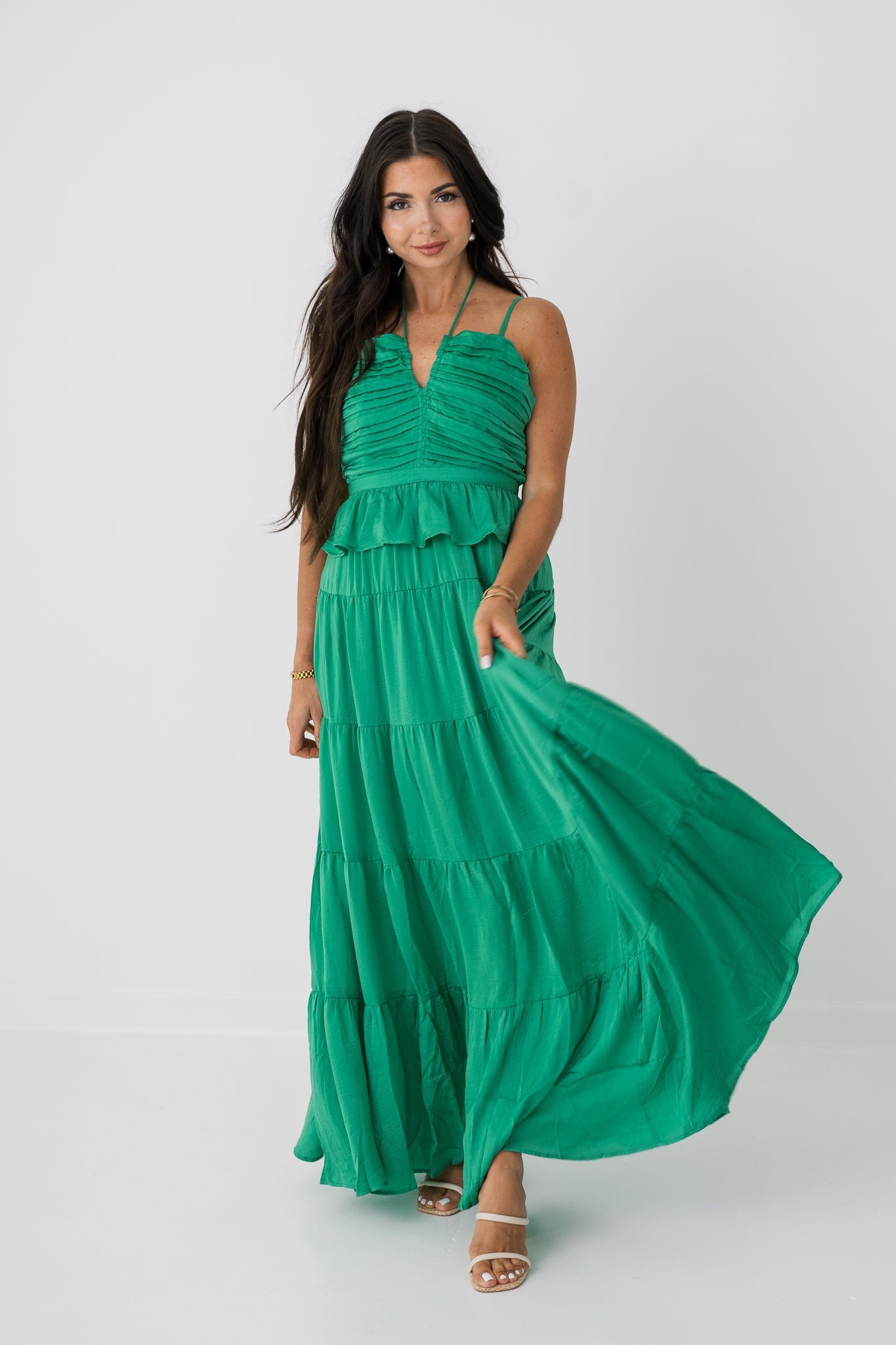 Lyla Halter Maxi Dress