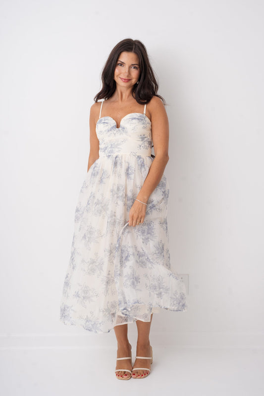 Melody Floral Midi Dress