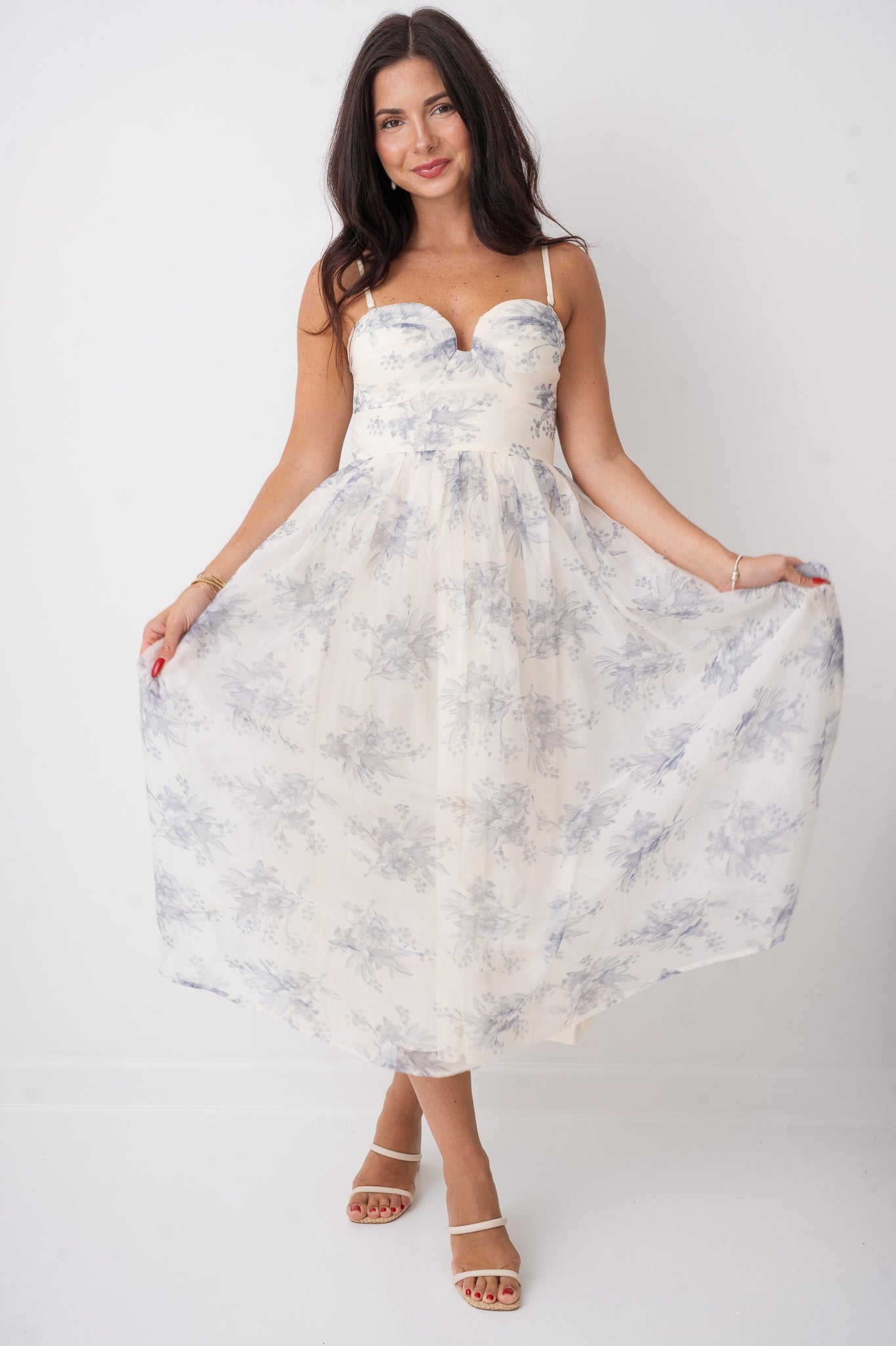 Melody Floral Midi Dress