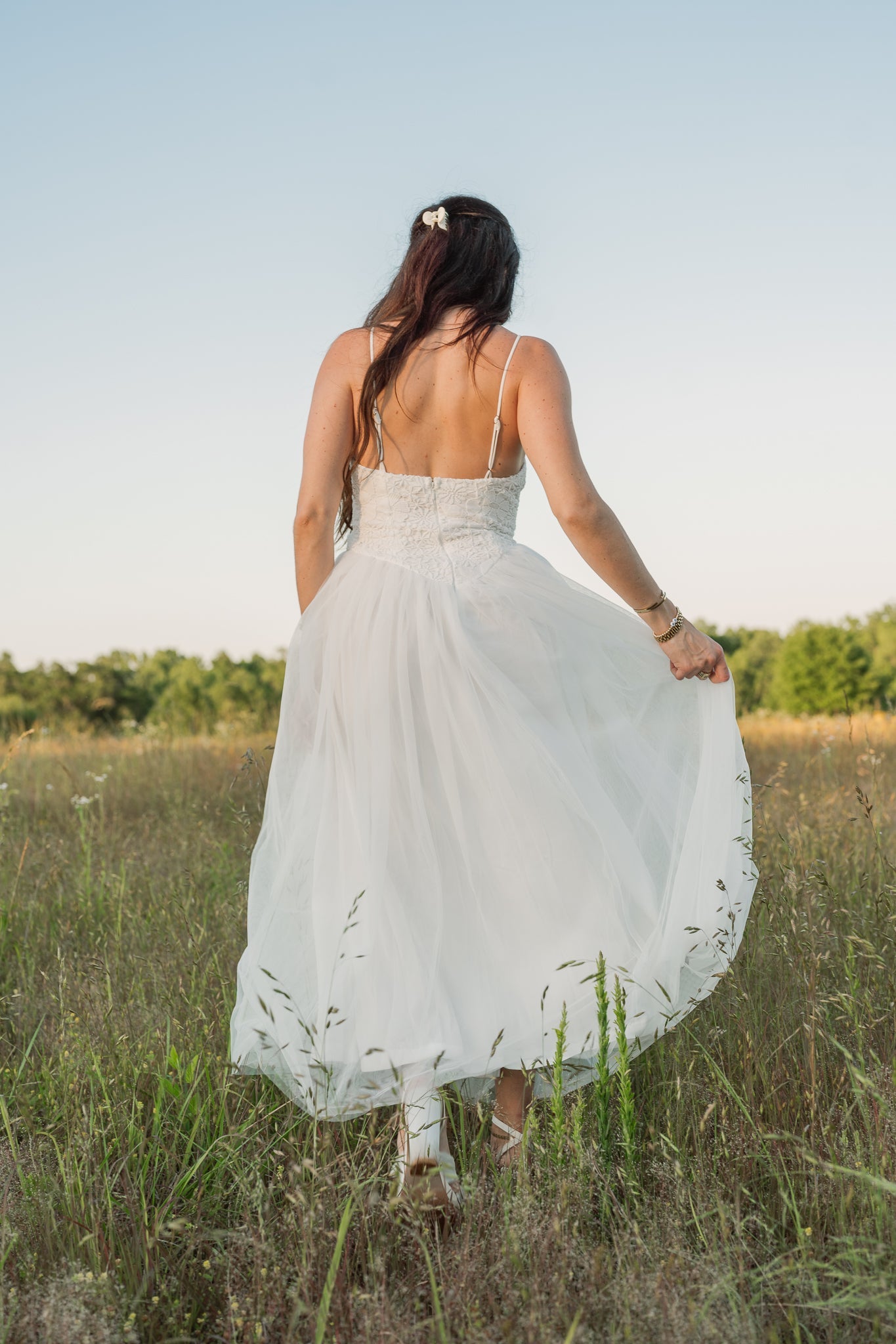 Casey Floral Embroidered Midi Dress